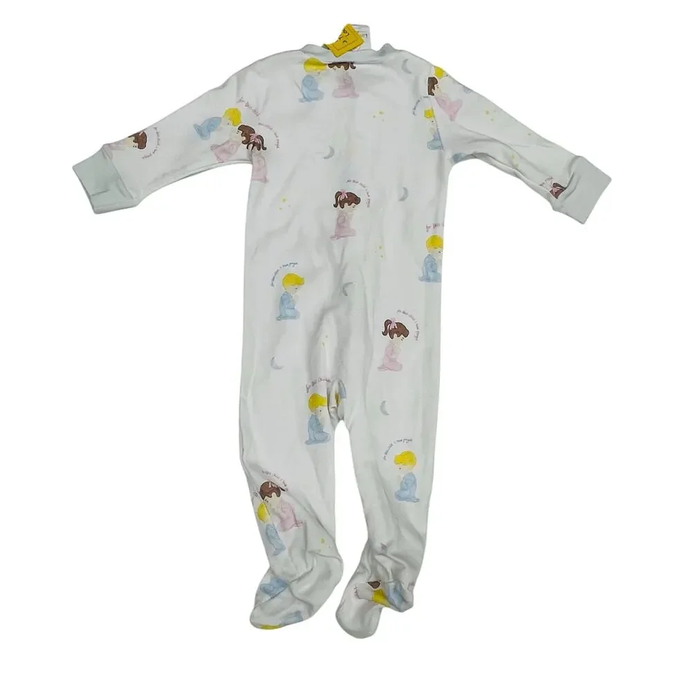 NWT Lullaby Set 6M For This Child I Have Prayed in Blue